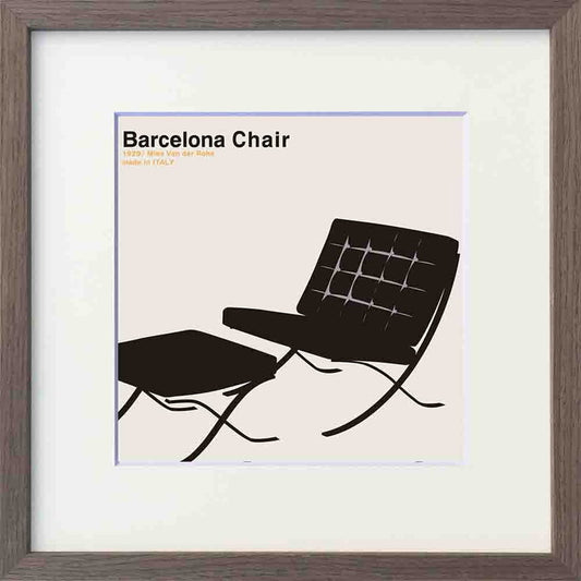 やすかわ としあき Toshiaki Yasukawa Barcelona Chair 325x325x32mm ITY-62305 bic-10172886s1