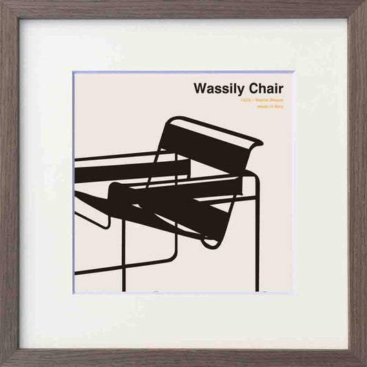 やすかわ としあき Toshiaki Yasukawa Wassily Chair 325x325x32mm ITY-62306 bic-10172887s1