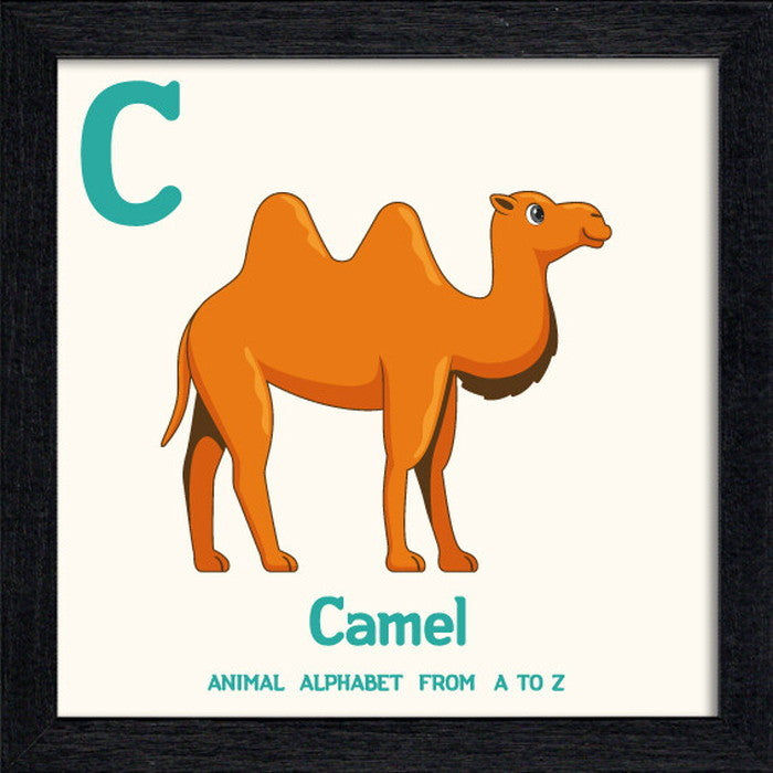 アニマルアルファベット Animal Alphabet Camel 200x200x53mm ZAA-53210 bic-10772192s1