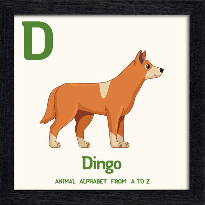 アニマルアルファベット Animal Alphabet Dingo 200x200x53mm ZAA-53211  bic-10772193s1の画像