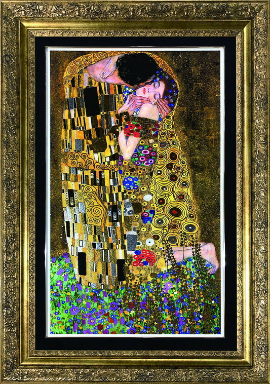 グスタフ クリムト Gustav Klimt The Kiss 575x818x30mm GGK-62471 bic-10859782s1