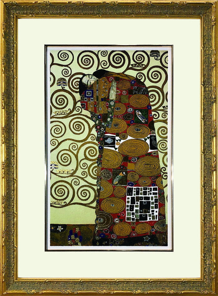 グスタフ クリムト Gustav Klimt Fulfilment 抱擁 321x436x30mm GGK-62472 bic-10859783s1