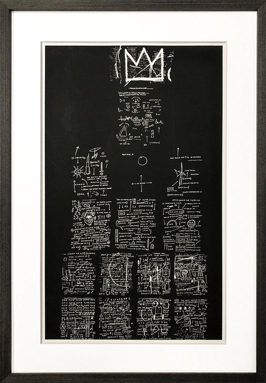 バスキア Jean-Michel Basquiat Tuxedo 1982-3 440x645x32mm 440x645x32mm IJB-62492 アート 絵 フレーム bic-11112300s1