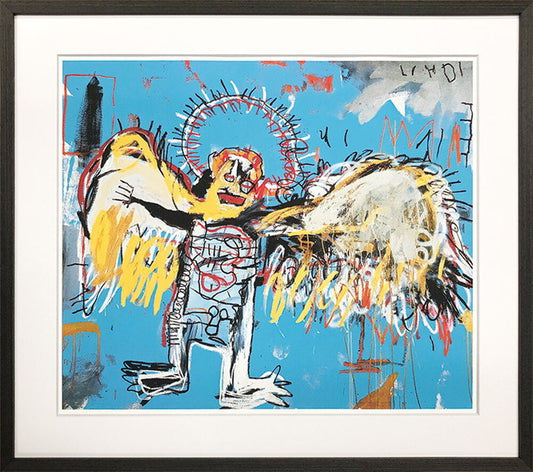 バスキア Jean-Michel Basquiat Untitled Fallen Angel 1981 645x570x32mm 645x570x32mm IJB-62495 アート 絵 フレーム bic-11112303s1