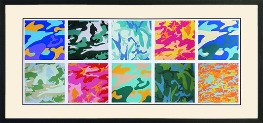 アンディ・ウォーホル Andy Warhol CAMOUFLAGE 1987 890x420x32mm 890x420x32mm IAW-62500 bic-11112346s1