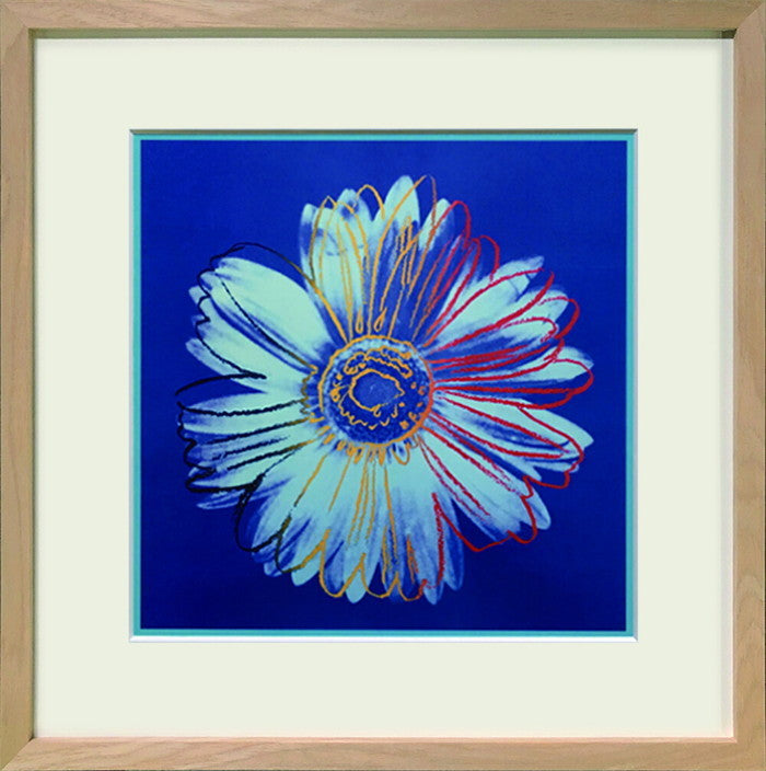 アンディ・ウォーホル Andy Warhol Daisy c.1982 blue on blue 425x425x32mm 425x425x32mm IAW-62505 bic-11112351s1