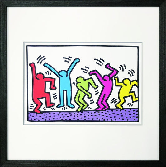 キース・ヘリング Keith Haring Untitled dance 425x425x32mm 425x425x32mm IKH-62515 bic-11131371s1