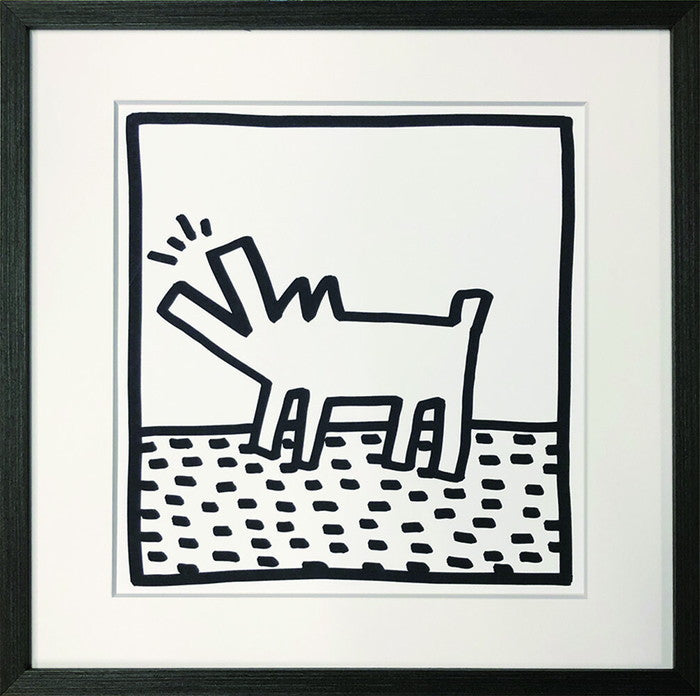 キース・ヘリング Keith Haring Untitled barking dog 425x425x32mm 425x425x32mm IKH-62516 bic-11131372s1