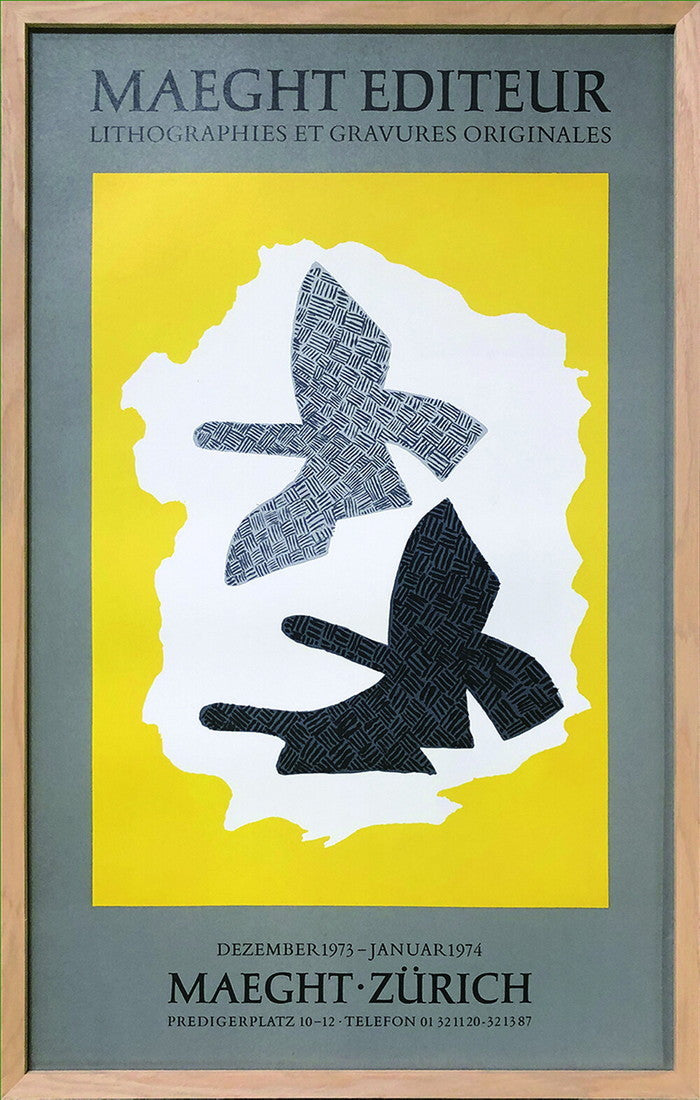 ジョルジュ・ブラック Georges Braque ZURICH Exhibition 450x710x32mm 450x710x32mm IGB-62527 bic-11143263s1