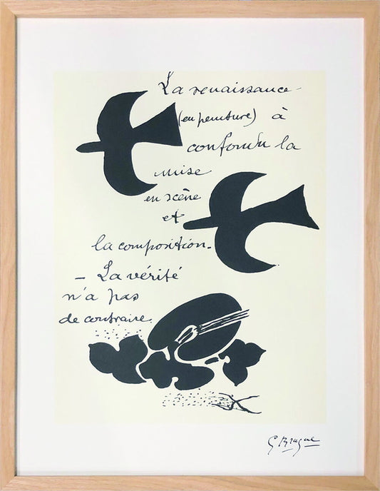 ジョルジュ・ブラック Georges Braque LA RENAISSANCE… 1917/47 405x525x32mm 405x525x32mm IGB-62528 bic-11143264s1