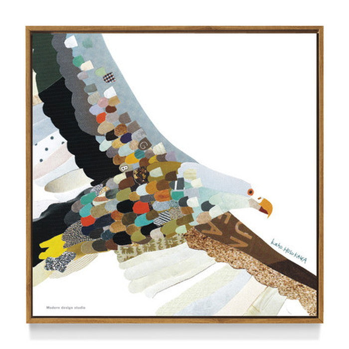 アートフレーム ほそかわ かほ ホーク ND Concept Frame Kaho Hosokawa Hawk 500x500x30mm IKH-60916  bic-6942387s1の画像