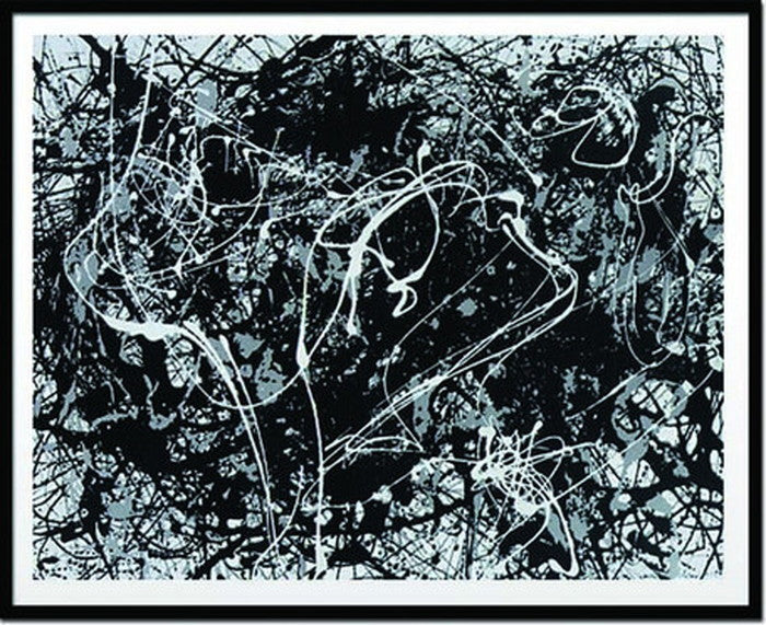 アートフレーム ジャクソン・ポロック Jackson Pollock Number 33 1949 Silkscreen 1130x860x30mm IJP-14391  bic-6942437s1の画像