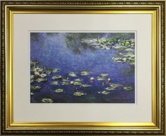 アートフレーム 名画 クロード・モネ Claude Monet 睡蓮 490x595x25mm IFA-60898 bic-6942542s1