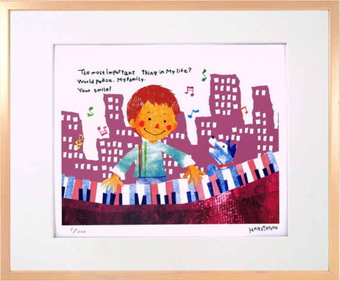 アートフレーム はり たつお デュエット 兄の意志を作品に込めて 365x440x25mm ZTH-60789  bic-6942748s1の画像