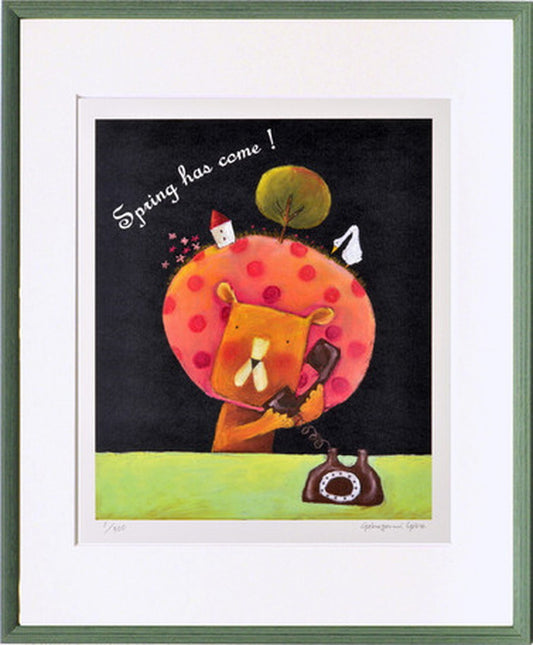 アートフレーム 藪上 陽子 Spring has come! 2 368x444x20mm ZYY-61257  bic-6942841s1の画像