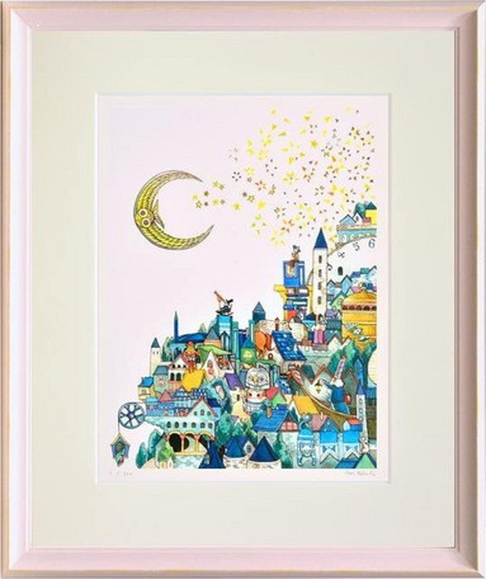 アートフレーム 堀 乃布子 夜な 462x387x27mm ZNH-61147  bic-6942928s1の画像