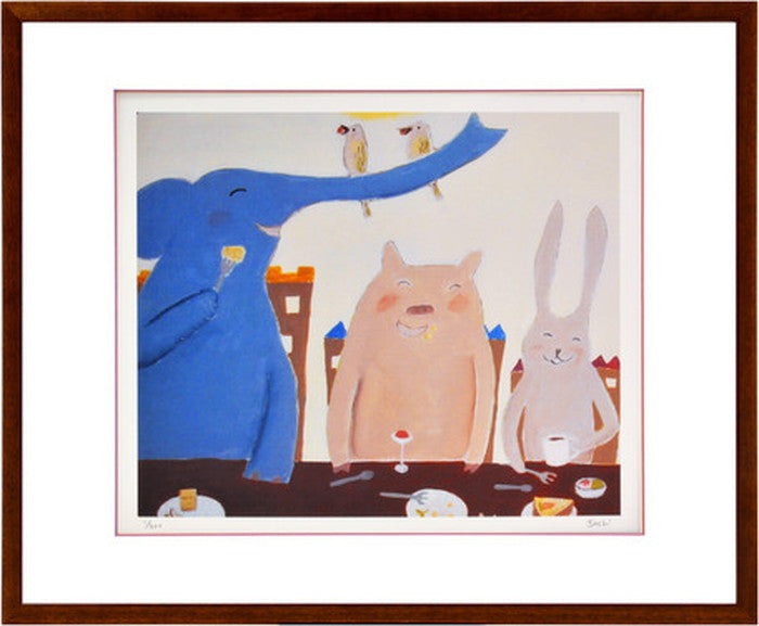 アートフレーム まつもととしこ スマイルエクスプレス 441x364x27mm ZTM-61177  bic-6942958s1の画像