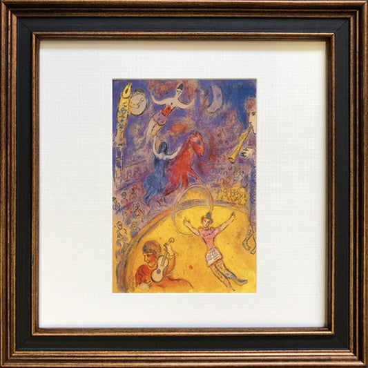 アートフレーム 名画 マルク・シャガール Marc Chagall Square Frame サーカス 241x241x20mm ZFA-61675 bic-6943287s1