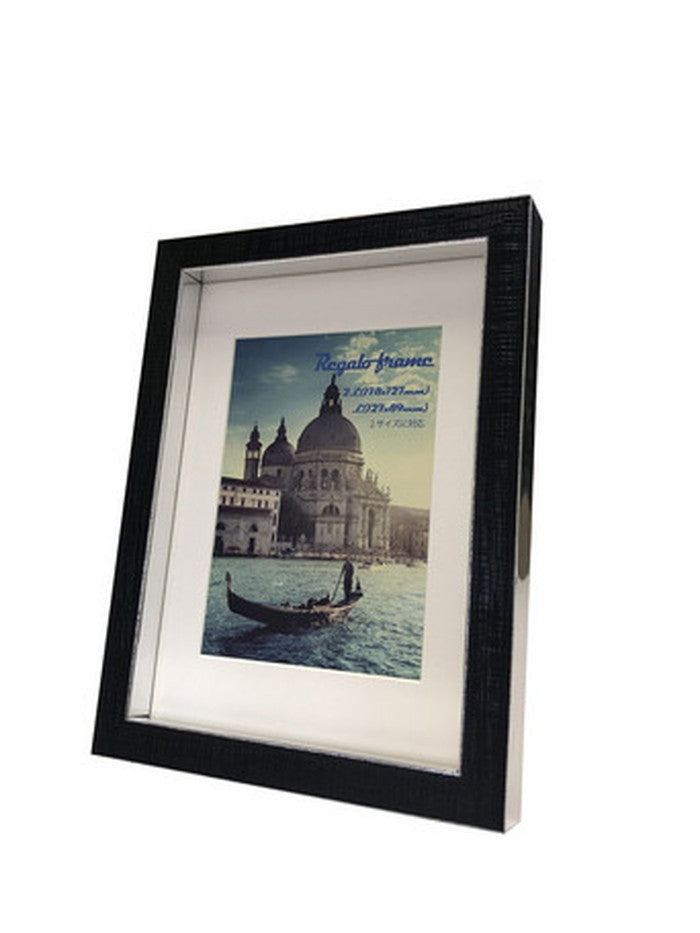 フォトフレーム レガーロフレーム Regalo frame Silver 2L L判サイズマット付 シルバー 2L 153x205x25mm FRG-61642  bic-6943386s1の画像