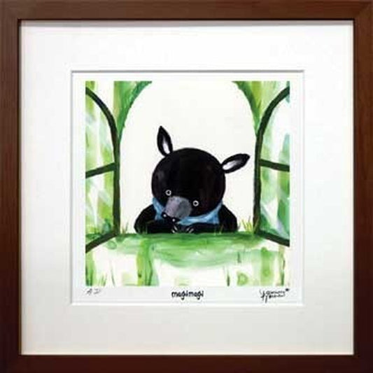 アートフレーム 絵本作家 たけうち よしひと Yoshihito Takeuchi magimagi 2 270x270x20mm ZYT-50778  bic-7064176s1の画像
