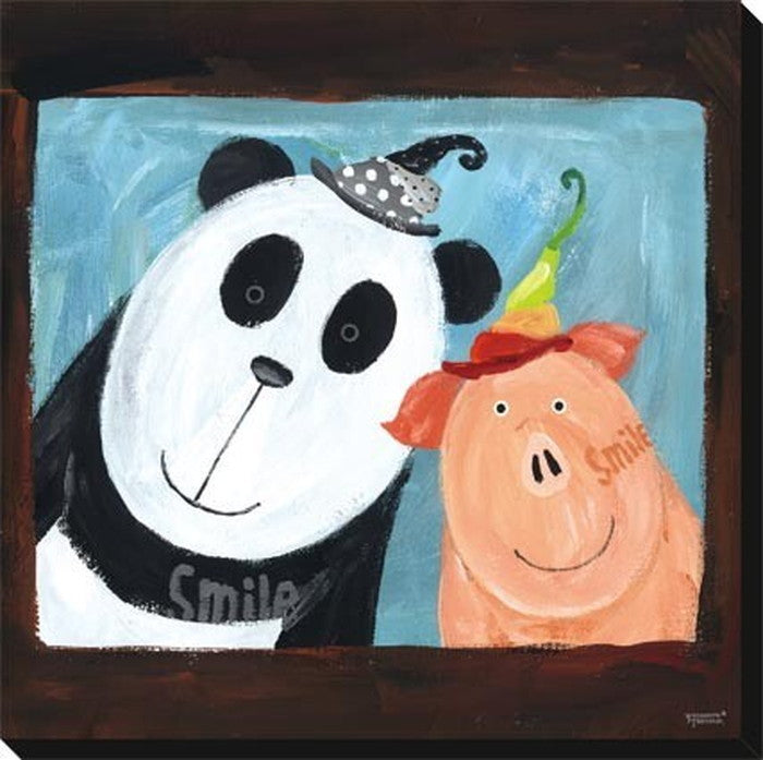 キャンバスアート 絵本作家 たけうち よしひと Art Panel Yoshihito Takeuchi 350x350x40mm ZYT-51279  bic-7064184s1の画像