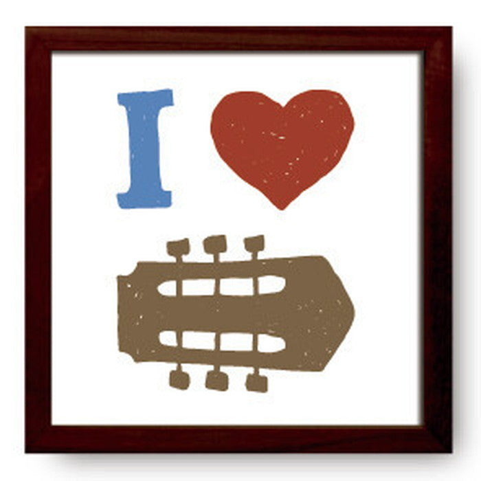 サインフレーム SIGN FRAME I Love Music 220x220x20mm ZSF-52143 bic-7088745s1