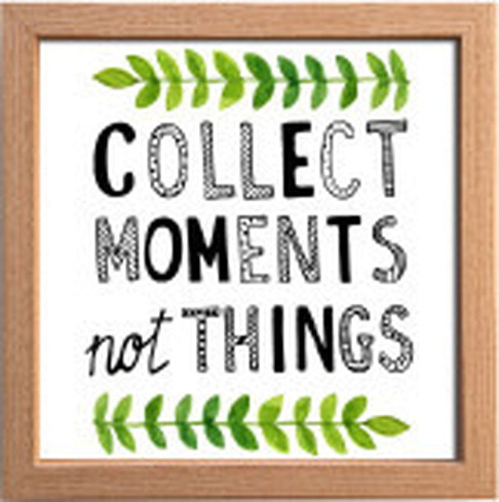 サインフレーム SIGN FRAME COLLECT MOMENTS not THINGS 220x220x20mm ZSF-52339  bic-7088749s1の画像