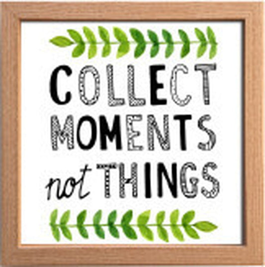 サインフレーム SIGN FRAME COLLECT MOMENTS not THINGS 220x220x20mm ZSF-52339 bic-7088749s1