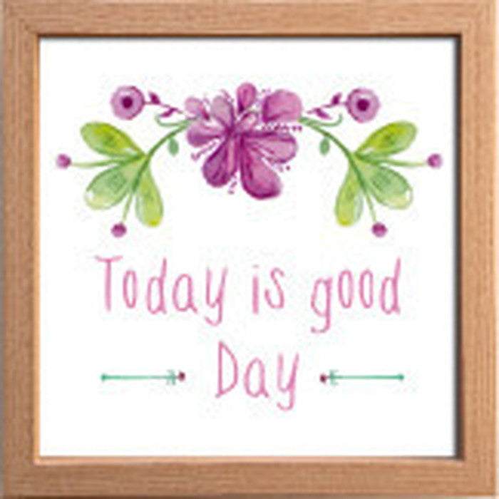 サインフレーム SIGN FRAME Today is good Day 220x220x20mm ZSF-52341  bic-7088751s1の画像