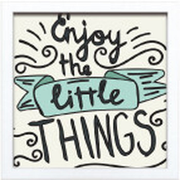 サインフレーム SIGN FRAME Enjoy the little THINGS 220x220x20mm ZSF-52368  bic-7088755s1の画像
