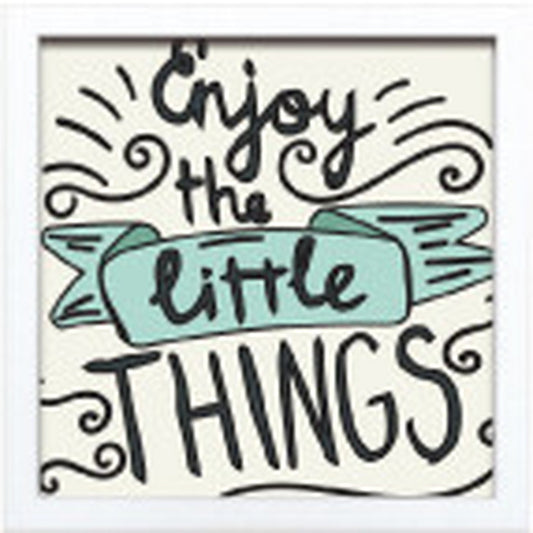 サインフレーム SIGN FRAME Enjoy the little THINGS 220x220x20mm ZSF-52368 bic-7088755s1