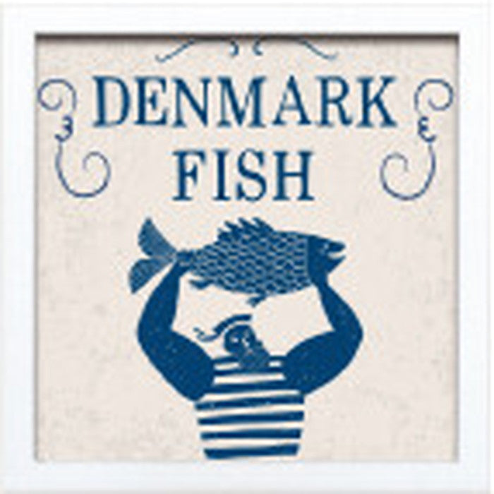 サインフレーム SIGN FRAME DENMARK FISH 220x220x20mm ZSF-52369  bic-7088756s1の画像
