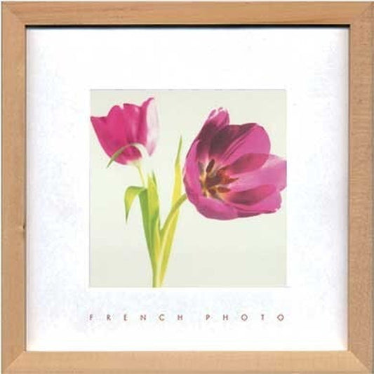 アートフレーム フレンチフォトグラフィ French Photography Puple Tulips 220x220x20mm ZFP-51894 bic-7093196s1