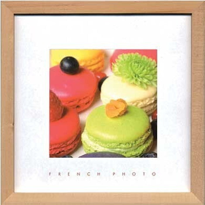 アートフレーム フレンチフォトグラフィ French Photography Macarons 220x220x20mm ZFP-51896 bic-7093198s1