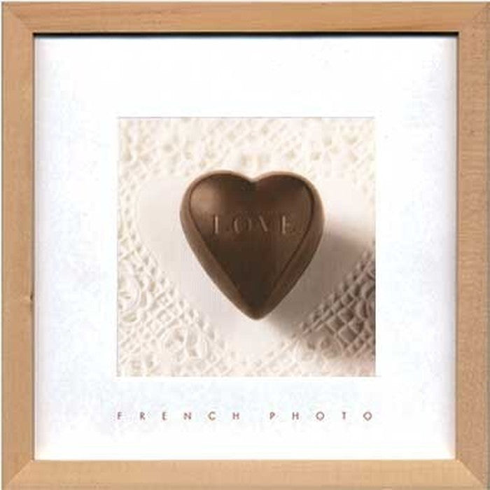 アートフレーム フレンチフォトグラフィ French Photography Chocolate Heart 220x220x20mm ZFP-51905 bic-7093205s1