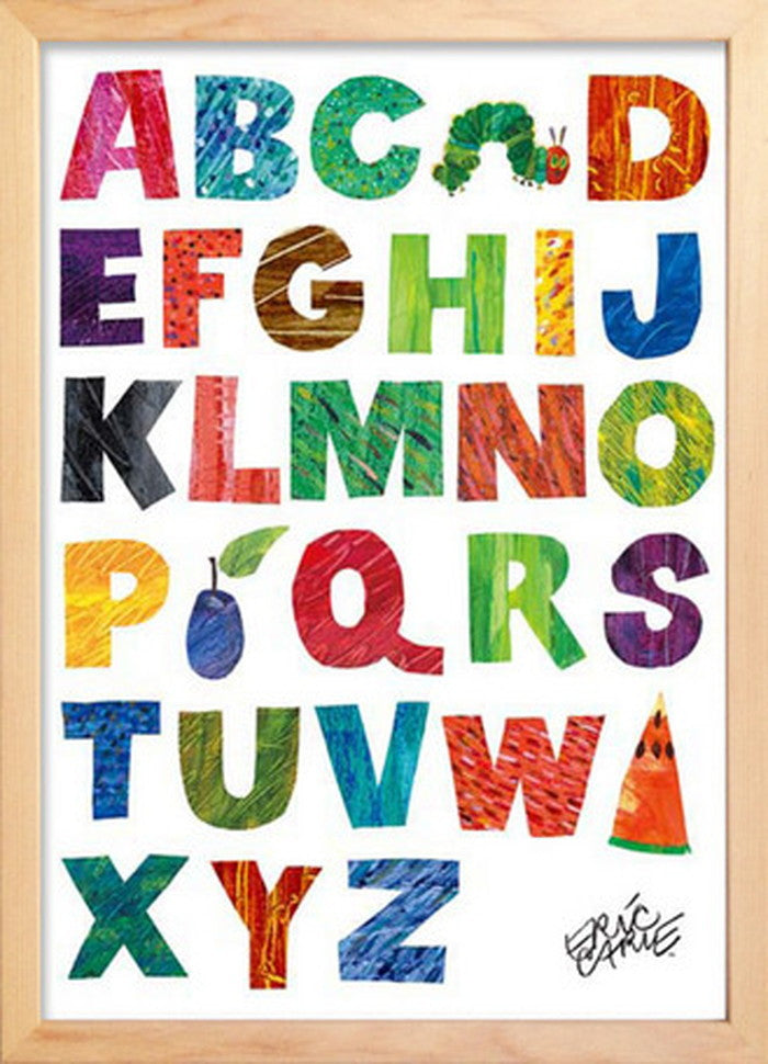 アートフレーム エリック・カール ナチュラルフレーム Eric Carle Alphabets Alphabets 280x387x17mm ZEC-61869 bic-7399011s1