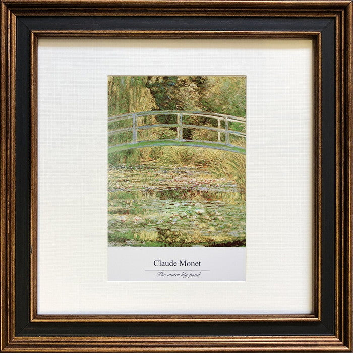 アートフレーム 名画 モネ Claude Monet Square Frame The water lily Pond ZFA-62141 bic-8985864s1