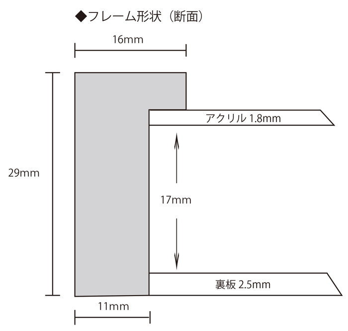 額縁 デッサンサイズ ヌーベルフレーム グレイ Novel Frame Gray 八ツ A入 263x324x32mm 263x324x32mm FNV-62162 bic-9059305s1