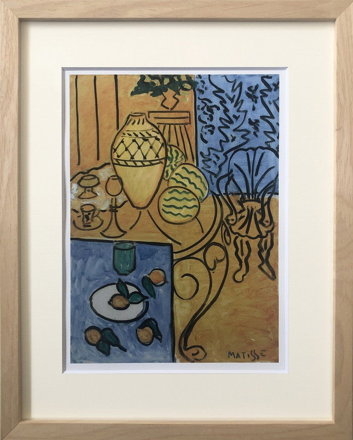 アートフレーム アンリ・マティス Henri Matisse Interior in Yellow and Blue,1946-NA IHM-62136 bic-9125822s1