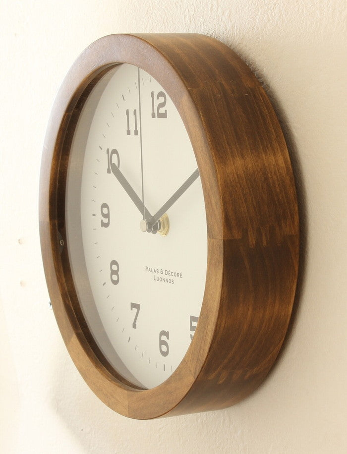 アイナ ウッドクロック Eina Wood Clock M ブラウン EIN-200BR bic-9240776s1