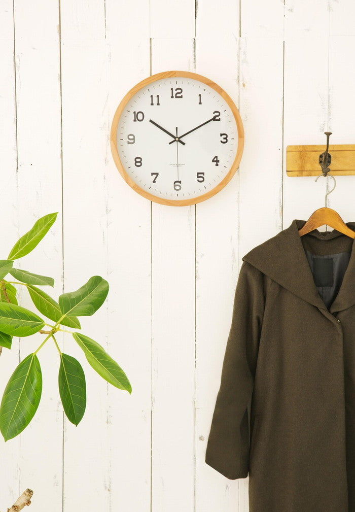 アイナ ウッドクロック Eina Wood Clock XL ブラウン EIN-355BR bic-9240780s1