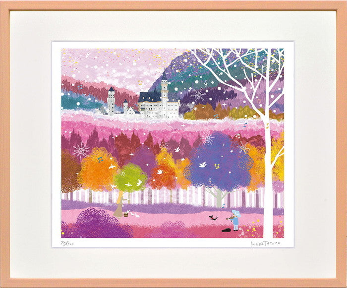 アートフレーム はり たつお ノイシュヴァインシュタイン城とシンデレラ C1149 440x365x25mm 440x365x25mm ZTH-62228  bic-9464585s1の画像