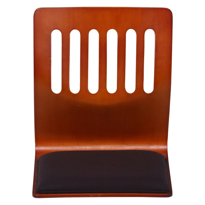 和座椅子 クッション付き PY-307BS BR ブラウン 完成品 W395×D520×H430mm 2.7kg fj-10081の画像