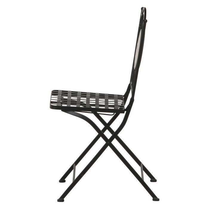 モザイクチェアー 星柄 ブラック 完成品 W395×D515×H880mm 6kg fj-10656の画像