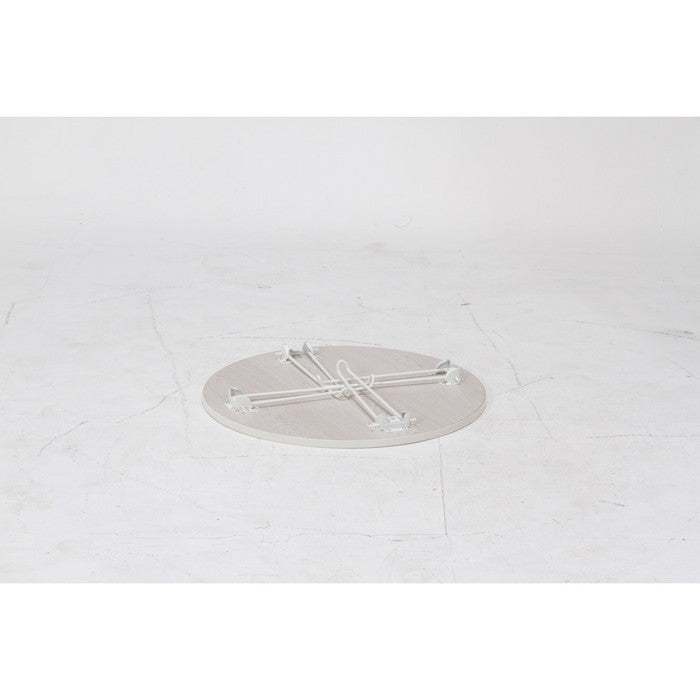 ローテーブル 丸60 ホワイトウッド P600WHW fj-10859の画像