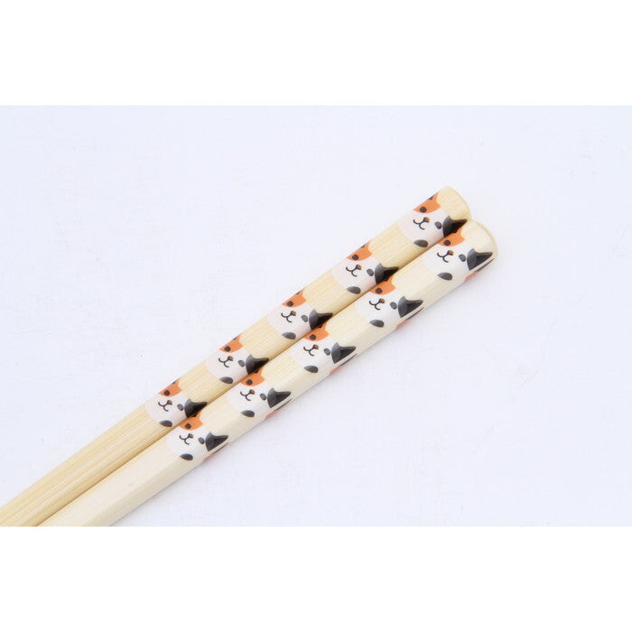 お箸 5本セット 猫 完成品 W95×D7×H205mm 0.04kg fj-14113の画像