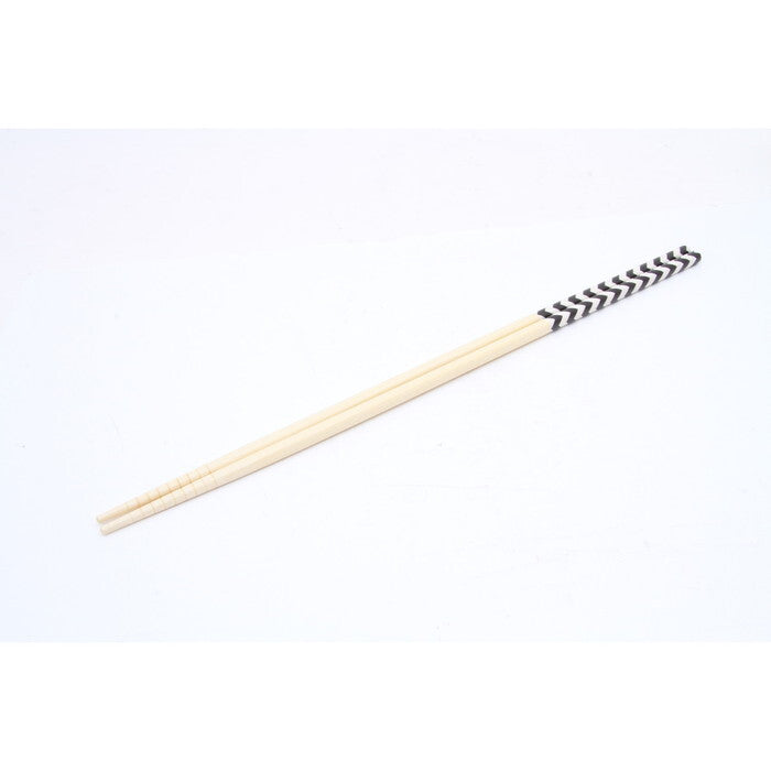 菜箸 4本セット モノトーン 完成品 W80×D7×H330mm 0.05kg fj-14115の画像