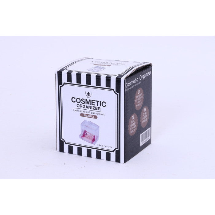 PSコスメ収納 綿棒ケース クリア 90 ×65 ×90 fj-14380の画像