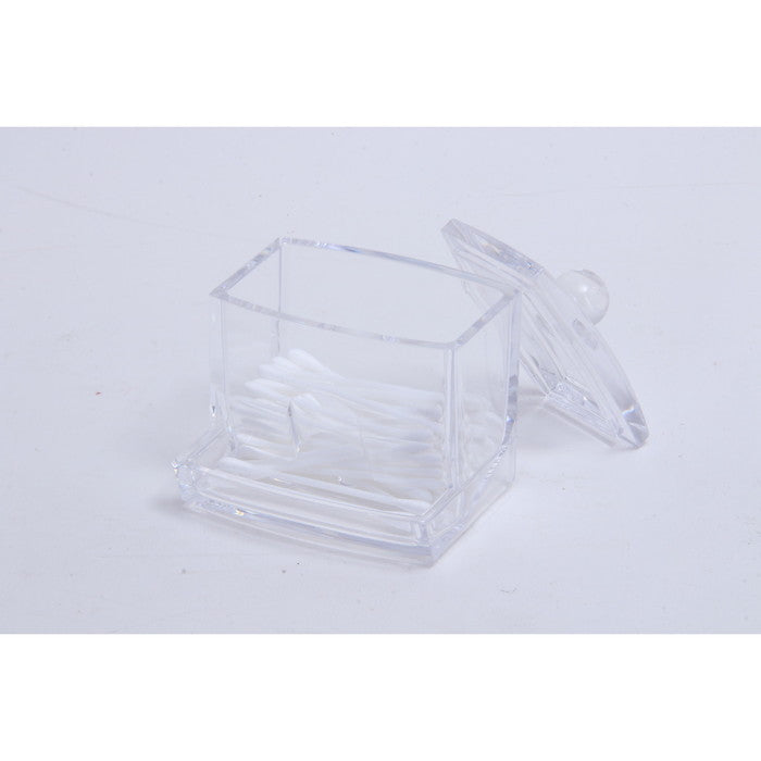 PSコスメ収納 綿棒ケース クリア 90 ×65 ×90 fj-14380の画像