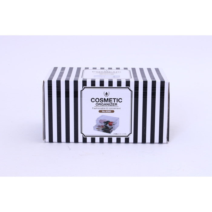 PSコスメ収納 引き出し2段 クリア 190 ×100 ×90 fj-14382の画像